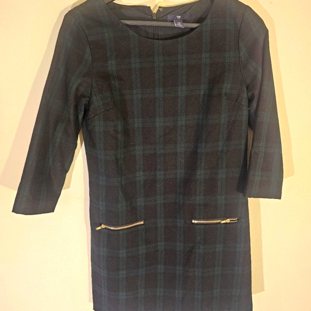 Gap Plaid Shift Dress
